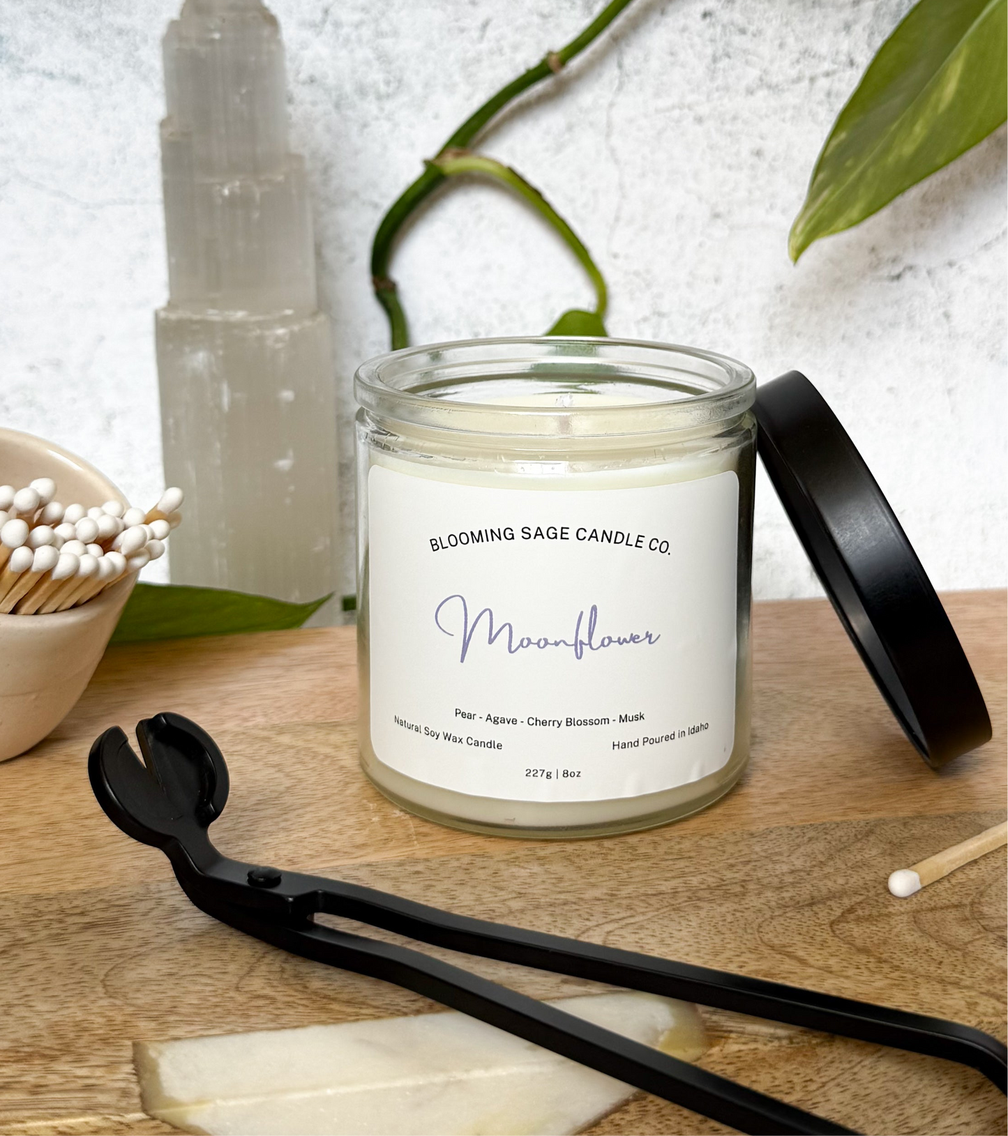 Moonflower Soy Wax Candle