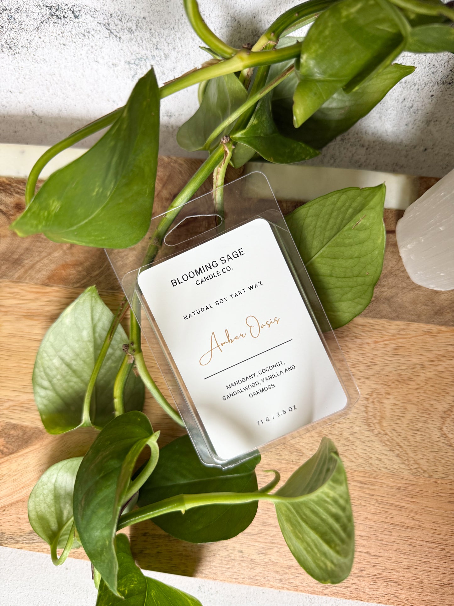 Amber Oasis Wax Melt