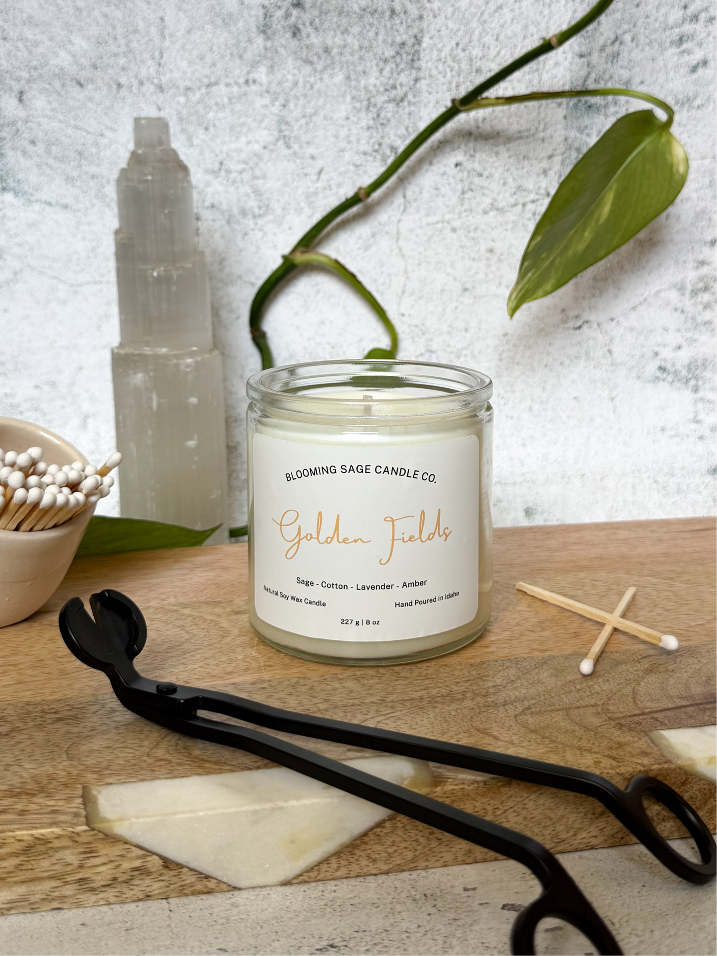 Golden Fields Soy Wax Candle