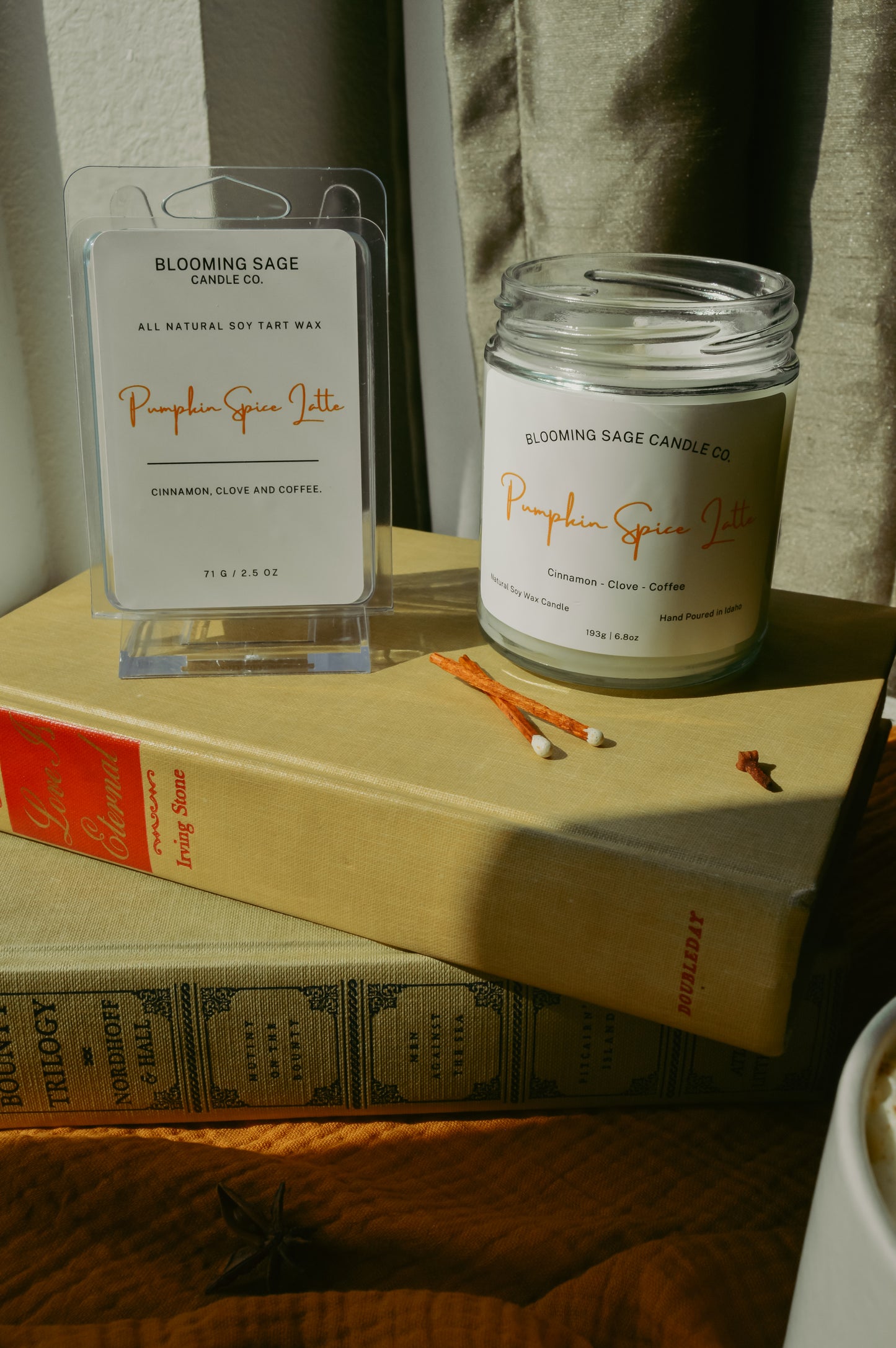 Pumpkin Spice Latte Soy Wax Candle