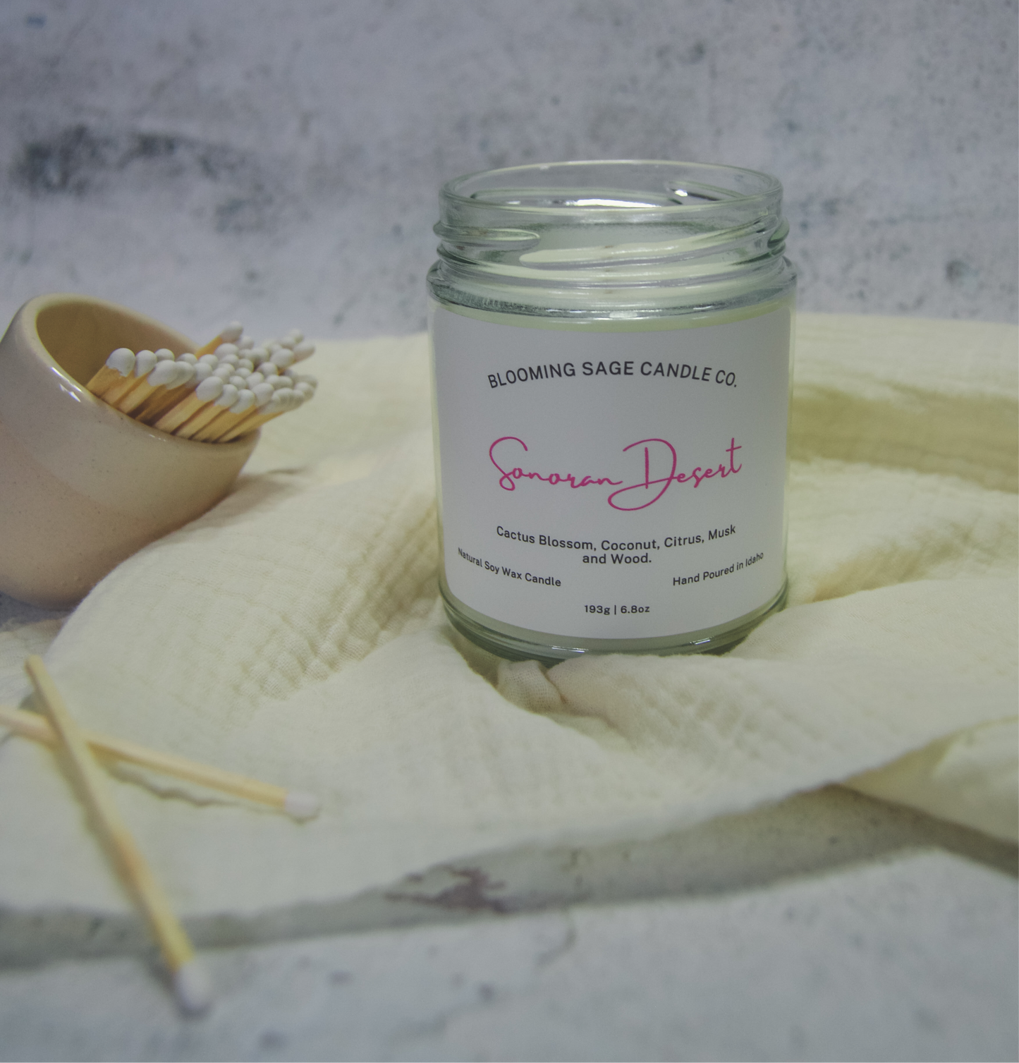 Sonoran Desert Soy Wax Candle